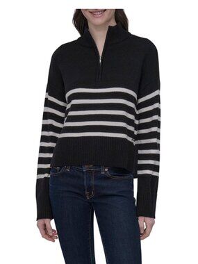 DKNY Women's Quarter-Zip Sweater